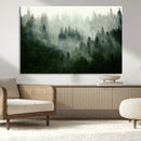 Misty Forest Wall Art – Tranquil Green Woodland Canvas by MyGreatCanvas | Canvas Wall Art Prints | Photo Prints & Wall Decor