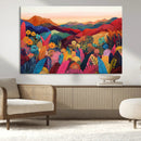 YAYOI KUSAMA Abstract Print - Landscape Canvas Wall Art