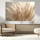 Pampas Grass Canvas Wall Art - Elegant Neutral Decor for