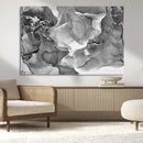Black White Abstract Canvas Wall Art - Fluid Ink Artwork - by MyGreatCanvas | Canvas Wall Art Prints | Photo Prints & Wall Decor