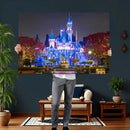 Disney Castle Wall Art Canvas Print – Magical Fairytale