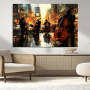 Jazz Wall Art Canvas Print – Colorful Musical Instrument