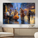 Colorful Jazz Wall Art - African American Music Canvas Print