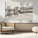 The Bow Bridge in Central Park Canvas, The Bow Bridge Canvas by MyGreatCanvas | Canvas Wall Art Prints | Photo Prints & Wall Decor
