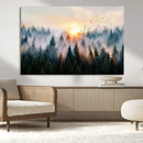 Abstract Forest Wall Art - Serene Nature Canvas Print with by MyGreatCanvas | Canvas Wall Art Prints | Photo Prints & Wall Decor