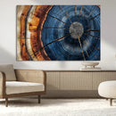 Framed Abstract Tree Ring Wall Art Print Natural Rustic Wood by MyGreatCanvas | Canvas Wall Art Prints | Photo Prints & Wall Decor