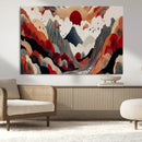 Abstract Mountain Wall Art Canvas Print – Vibrant Stylized by MyGreatCanvas | Canvas Wall Art Prints | Photo Prints & Wall Decor