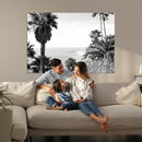 Palm Trees Wall Art Canvas Print – Framed Coastal Ocean