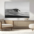 Black Wave Wall Art Canvas Print – Framed Abstract Surf by MyGreatCanvas | Canvas Wall Art Prints | Photo Prints & Wall Decor