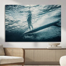 Underwater Surf Wall Art – Framed Ocean Wave Canvas Artwork, by MyGreatCanvas | Canvas Wall Art Prints | Photo Prints & Wall Decor