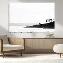 Surfer Cliffs Wall Art Canvas Print – Framed Black White by MyGreatCanvas | Canvas Wall Art Prints | Photo Prints & Wall Decor