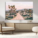 Joshua Tree Wall Art Canvas Print – Framed Desert Road Scene by MyGreatCanvas | Canvas Wall Art Prints | Photo Prints & Wall Decor