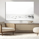 Monochrome Swimming Wall Art Canvas Print – Framed Ocean by MyGreatCanvas | Canvas Wall Art Prints | Photo Prints & Wall Decor