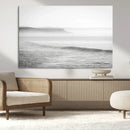 Black White Seascape Wall Art Canvas Print – Framed Ocean by MyGreatCanvas | Canvas Wall Art Prints | Photo Prints & Wall Decor