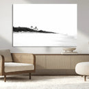 Black White Beach Wall Art Canvas Print – Framed Palm Trees by MyGreatCanvas | Canvas Wall Art Prints | Photo Prints & Wall Decor