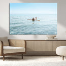 Swimming Relaxation Wall Art Canvas Print – Framed Peaceful by MyGreatCanvas | Canvas Wall Art Prints | Photo Prints & Wall Decor