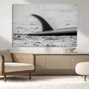 Black White Surfboard Wall Art Canvas Print – Framed by MyGreatCanvas | Canvas Wall Art Prints | Photo Prints & Wall Decor