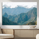Misty Mountain Wall Art Canvas Print – Framed Cloudy Andean by MyGreatCanvas | Canvas Wall Art Prints | Photo Prints & Wall Decor