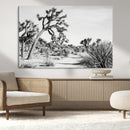Joshua Tree Wall Art Canvas Print – Framed Desert Path Art by MyGreatCanvas | Canvas Wall Art Prints | Photo Prints & Wall Decor