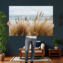 Beach Grass Wall Art Canvas Print – Framed Coastal Dunes Art by MyGreatCanvas | Canvas Wall Art Prints | Photo Prints & Wall Decor