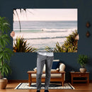 Ocean Surfer Wall Art Canvas Print – Framed Coastal Surf Art by MyGreatCanvas | Canvas Wall Art Prints | Photo Prints & Wall Decor