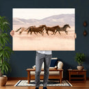 Wild Horse Wall Art Canvas Print – Framed Rustic Western Art by MyGreatCanvas | Canvas Wall Art Prints | Photo Prints & Wall Decor