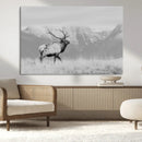 Elk Photography Wall Art Canvas Print, Framed Mountain by MyGreatCanvas | Canvas Wall Art Prints | Photo Prints & Wall Decor