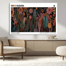 Modern Japanese Wall Art Canvas Print – Framed Abstract
