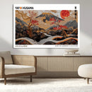 Mount Fuji Wall Art Canvas Print – Framed Abstract Mount