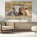 Cow Wall Art Canvas Print – Framed Rustic Animal Decor with by MyGreatCanvas | Canvas Wall Art Prints | Photo Prints & Wall Decor