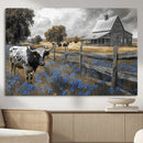 Longhorn Wall Art Canvas Print – Framed Texas Canvas Picture by MyGreatCanvas | Canvas Wall Art Prints | Photo Prints & Wall Decor