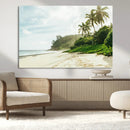 Relaxing Beach Wall Art Canvas Print – Framed Ocean View