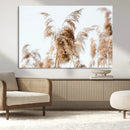 Pampas Grass Wall Art Canvas Print – Framed Neutral Tones by MyGreatCanvas | Canvas Wall Art Prints | Photo Prints & Wall Decor