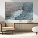 Ocean Waves Wall Art Canvas Print – Framed Coastal Serenity