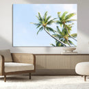 Palm Trees Wall Art Canvas Print – Framed Tropical Coastal