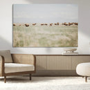 Bison Herd Wall Art Canvas Print – Framed Western Landscape by MyGreatCanvas | Canvas Wall Art Prints | Photo Prints & Wall Decor