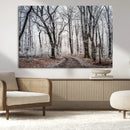 Winter Forest Wall Art Canvas Print – Framed Frosty Woodland by MyGreatCanvas | Canvas Wall Art Prints | Photo Prints & Wall Decor