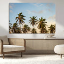 Palm Trees Wall Art Canvas Print – Framed Tropical Vibes Art by MyGreatCanvas | Canvas Wall Art Prints | Photo Prints & Wall Decor