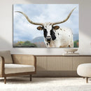 Texas Longhorn Wall Art Canvas Print – Framed Western Rustic by MyGreatCanvas | Canvas Wall Art Prints | Photo Prints & Wall Decor