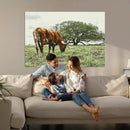 Texas Longhorn Wall Art Canvas Print – Rustic Western Ranch by MyGreatCanvas | Canvas Wall Art Prints | Photo Prints & Wall Decor