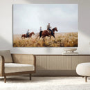 Western Cowboys Wall Art Canvas Print – Framed Rustic by MyGreatCanvas | Canvas Wall Art Prints | Photo Prints & Wall Decor