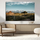 Rustic Farmhouse Wall Art Canvas Print – Framed Mountain by MyGreatCanvas | Canvas Wall Art Prints | Photo Prints & Wall Decor