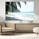 Tropical Beach Wall Art Canvas Print – Framed Serene Ocean by MyGreatCanvas | Canvas Wall Art Prints | Photo Prints & Wall Decor