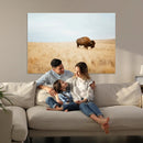 Buffalo Wall Art Canvas Print – Framed Western Wildlife
