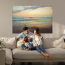 Sunset Seascape Wall Art Canvas Print – Framed Pastel Ocean