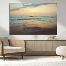 Sunset Seascape Wall Art Canvas Print – Framed Pastel Ocean by MyGreatCanvas | Canvas Wall Art Prints | Photo Prints & Wall Decor