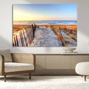 Ocean Sunset Wall Art Canvas Print – Nautical Beach