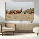 Rustic Deer Wall Art Canvas Print – Autumn Forest Woodland