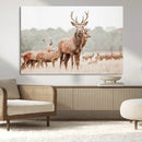 Rustic Nature Wall Art Canvas Print – Stag Woodland Framed by MyGreatCanvas | Canvas Wall Art Prints | Photo Prints & Wall Decor