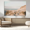 Beach Landscape Wall Art Canvas Print – Framed Sand Dune